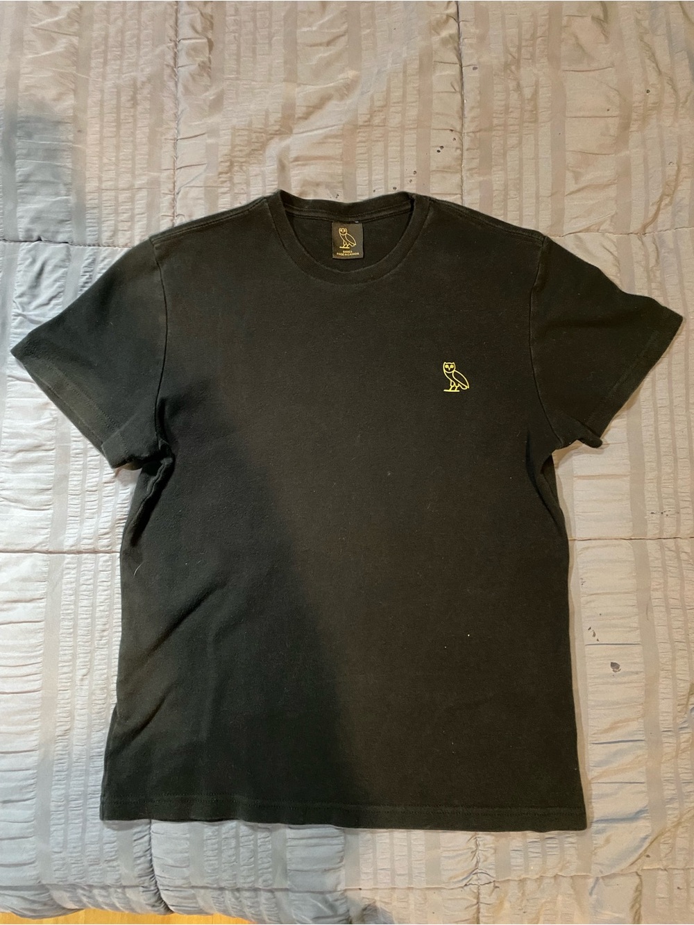 October's Very Own (OVO) Essentials Small Gold Owl Tee